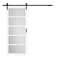 Renin Renin 36 in. x 84 in. Pavilion 5-Lite Complete Barn Door Kit BD062W01BW5TGE36084 - alternate 1